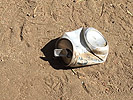 The Exodus Project by Ayin Es, found tin can in the desert