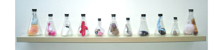 Specimen display by Ayin Es at UCLA Medical Center.