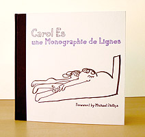 Carol Es une Monographie de Lignes - an Artist's Book by Carol Es - letterpressed cover