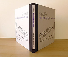 Carol Es une Monographie de Lignes - an Artist's Book by Carol Es - book spine
