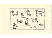 Ode to Dogs solar etching by Ayin Es