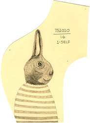 One Eared Bunny by Ayin Es (a piece from the Journal Project)