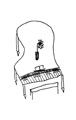 Ayin Es Personal Sketches - A little drawing of a nice-sounding piano.