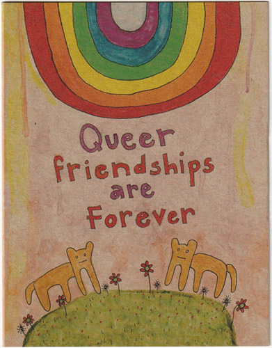 Queer Friendships Are Forever greeting cards by Ayin Es